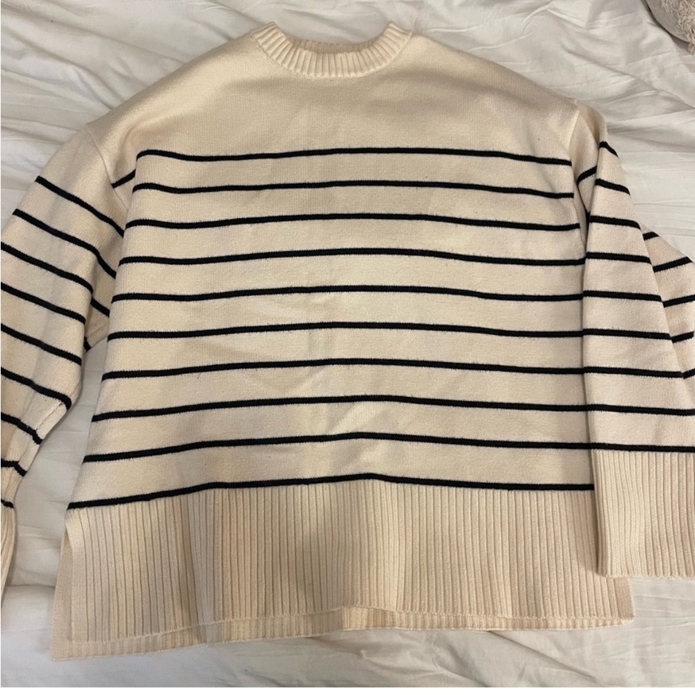 [ZARA] Striped Knit Sweater